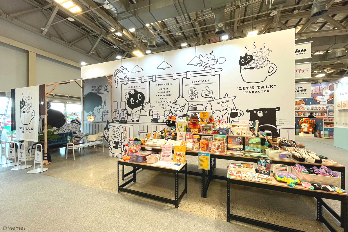 2023台湾クリエイティブエキスポ “Let's talk” Character Cafe でお茶
